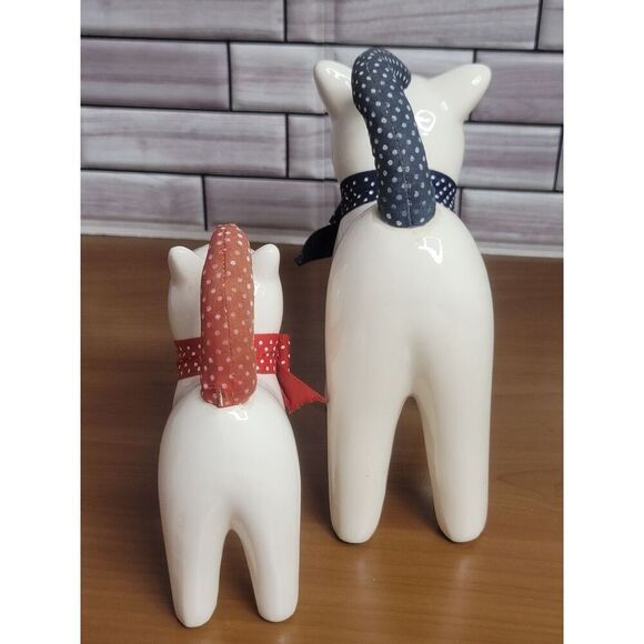 Set of 2 Enesco Smiling Cats - Picture 4 of 10